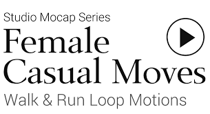 Human Mocap -Female Casual Moves