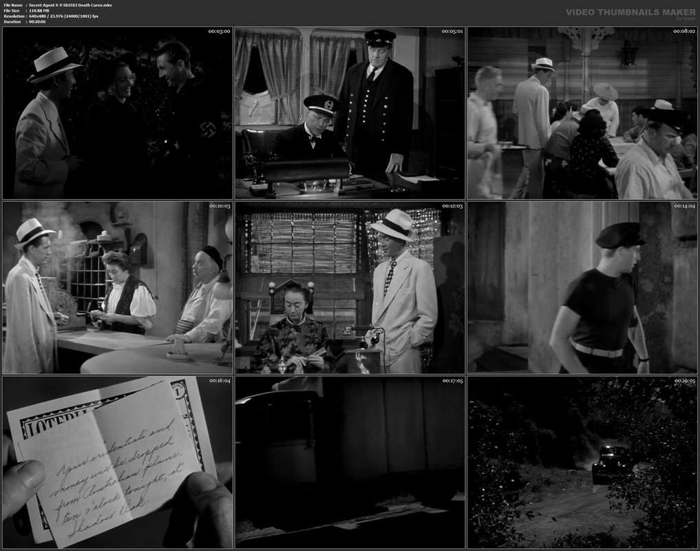 Secret Agent X-9 S01E03 Death Curve.mkv