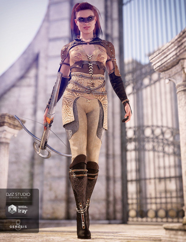 Blood Oath Outfit for Genesis 8 Female(s)