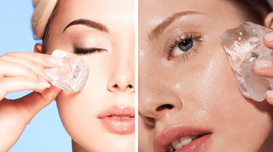 can i ice my face after skincare