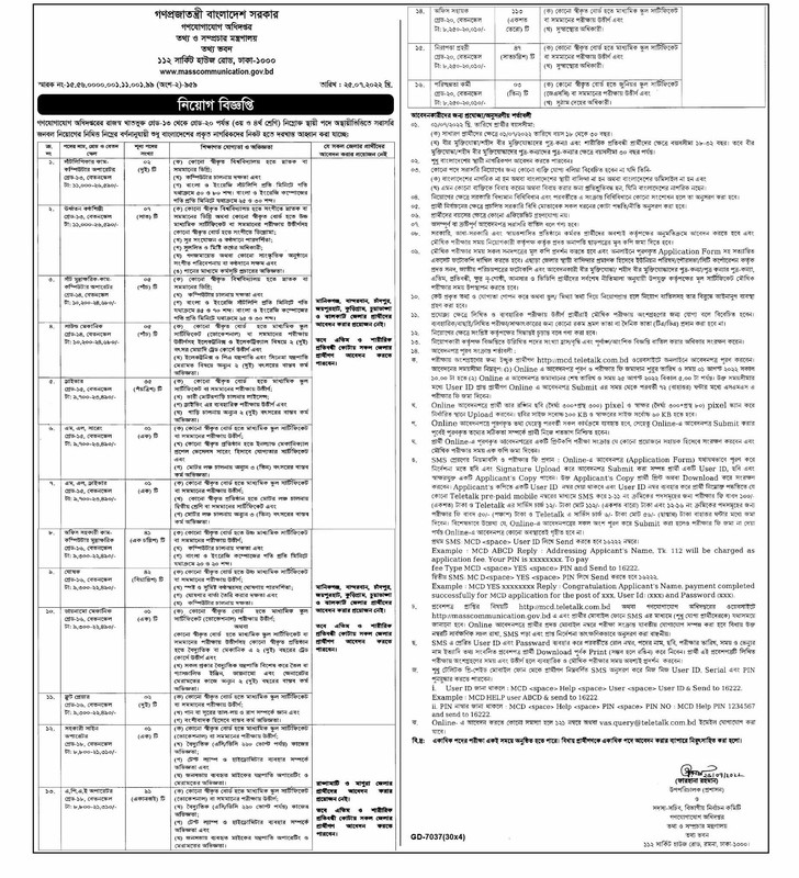 MCD Job Circular 2022