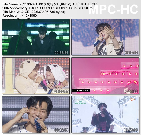 [TV-Variety] 슈퍼주니어 – SUPER JUNIOR 20th Anniversary TOUR in SEOUL (KNTV 2025.08.24)