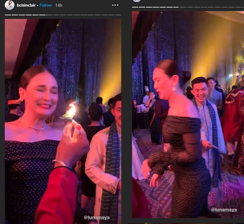Luna Maya mencoba Paan