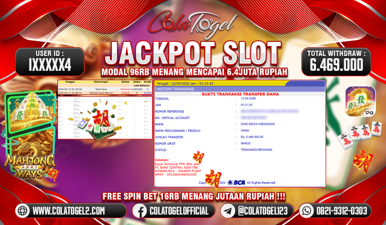 JACKPOT SLOT GACORR!!