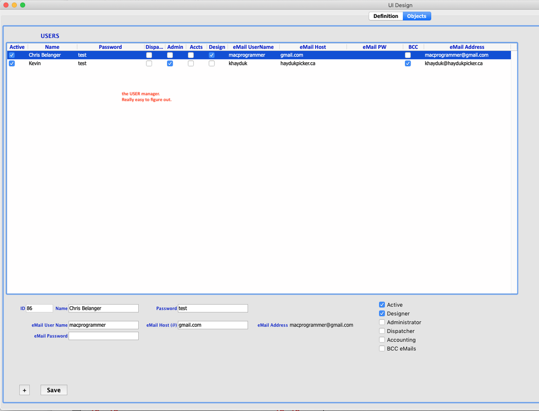 18 UI Design - 'User' OBJECTS