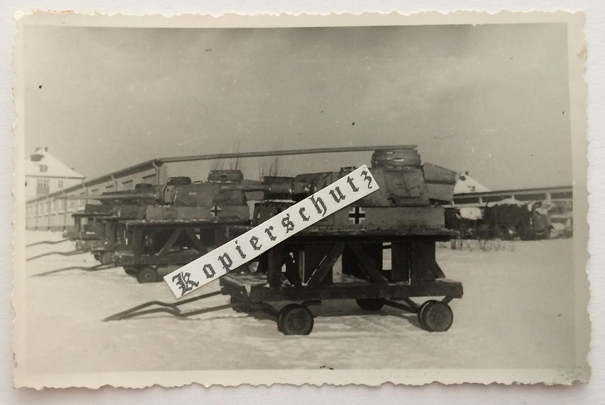 OBERTEIL Panzer IV auf Hänger PANZERSCHULE Wehrm