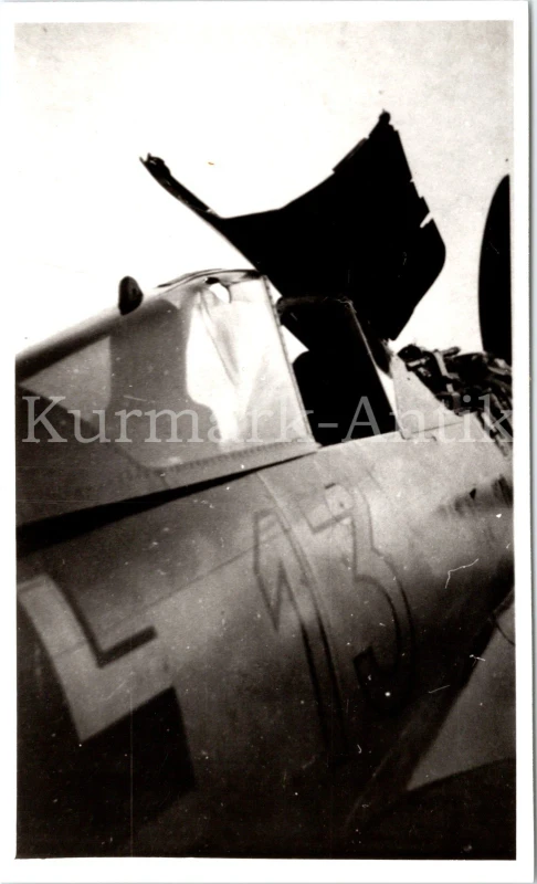 S084 Photo Wehrmacht Archive Repro Luftwaffe Aircraft Fw190 Cockpit Engine Detail