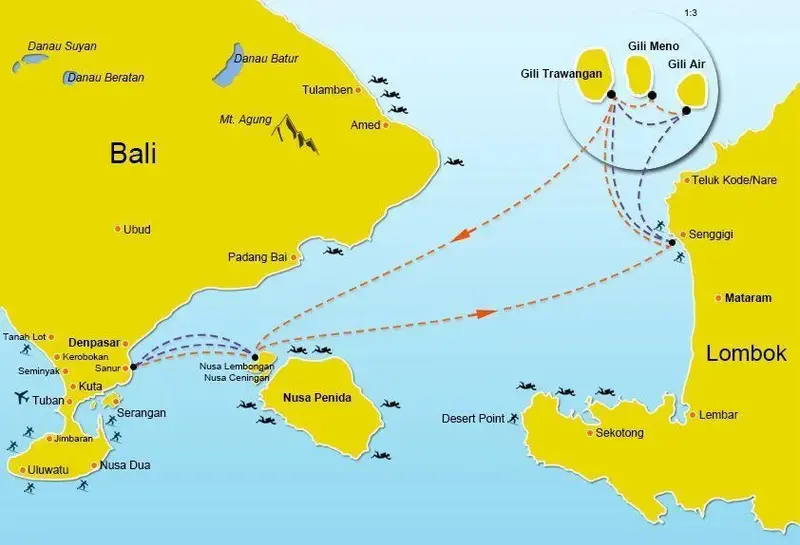 CUARTA PARADA: ISLAS GILI E ISLAS NUSA - 6 Aviones, 3 barcos y 2 trenes, empezando en Estambul y terminando Kuala Lump (38)