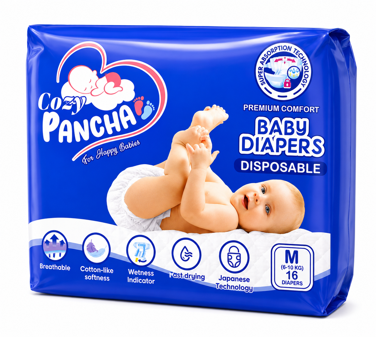 Pancha Baby (M) 16Pcs