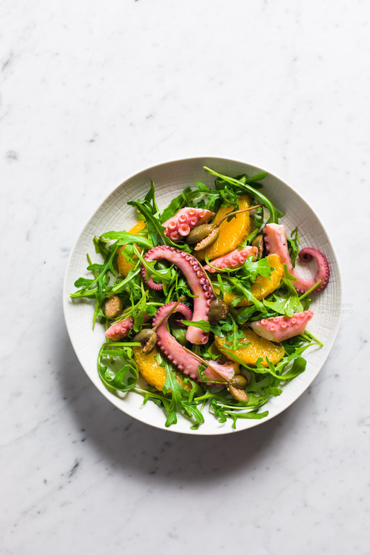 Z004. Rucola e polpo