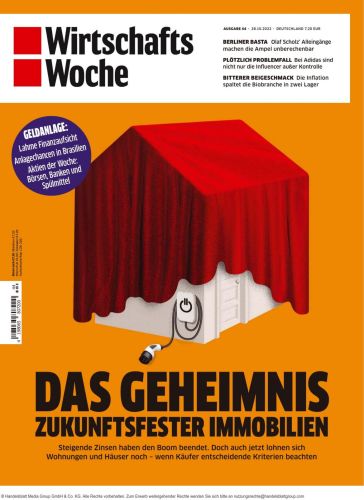 Cover: Wirtschaftswoche Magazin No 44 vom 28  Oktober 2022