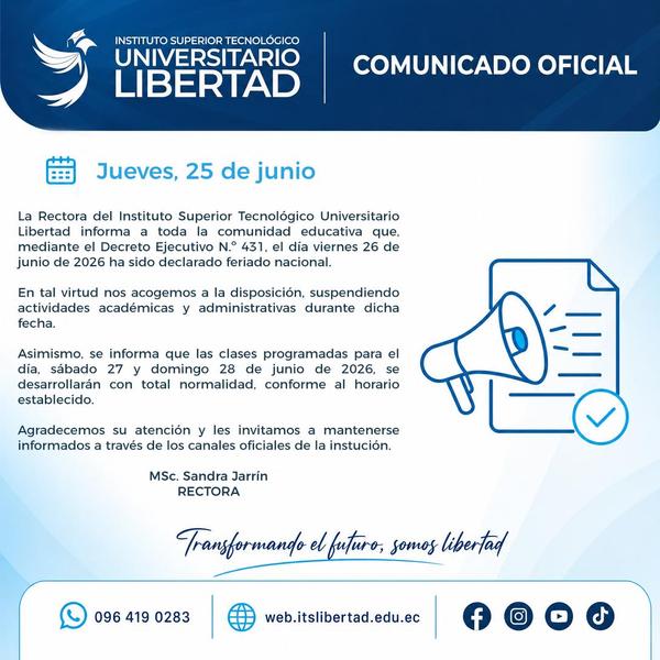 Comunicado Oficial