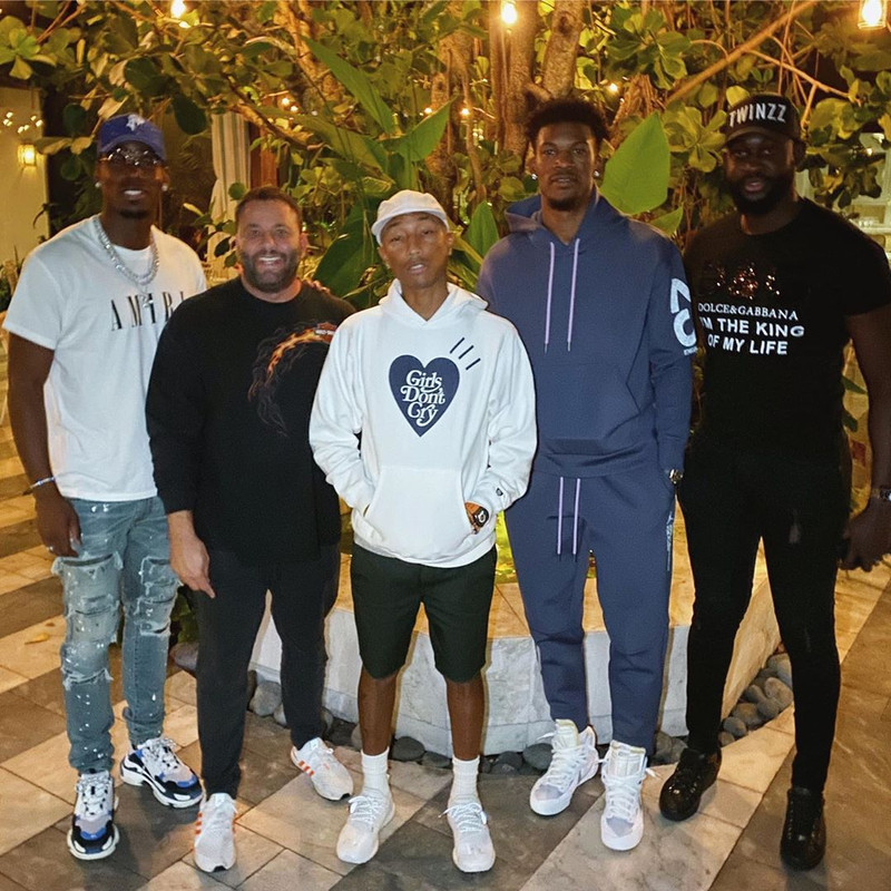 Pharrell With Paul Pogba, Jimmy Butler & Friends