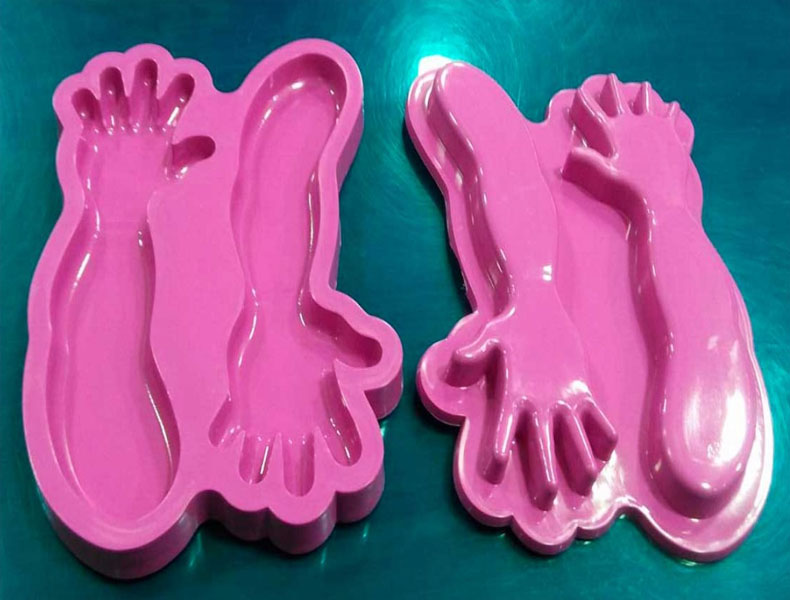 Molde Foamy brazos manos termoforma para manualidades fomi  fomy