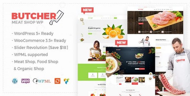 Butcher – Meat, Organic Shop Woocommerce WordPress Theme