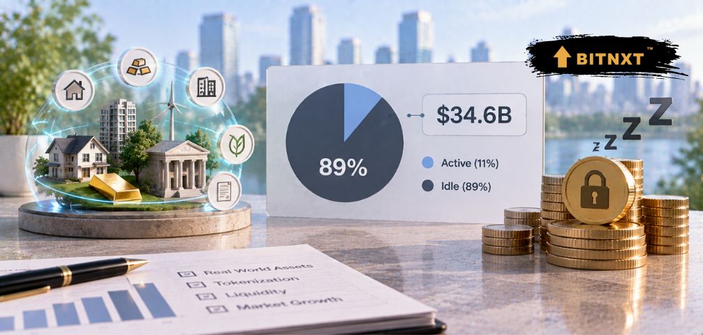 Why 89% of Tokenized RWAs Sit Idle in a $34.6B Market