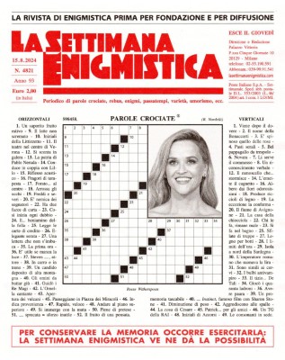 La Settimana Enigmistica N.4821 - 15 Agosto 2024