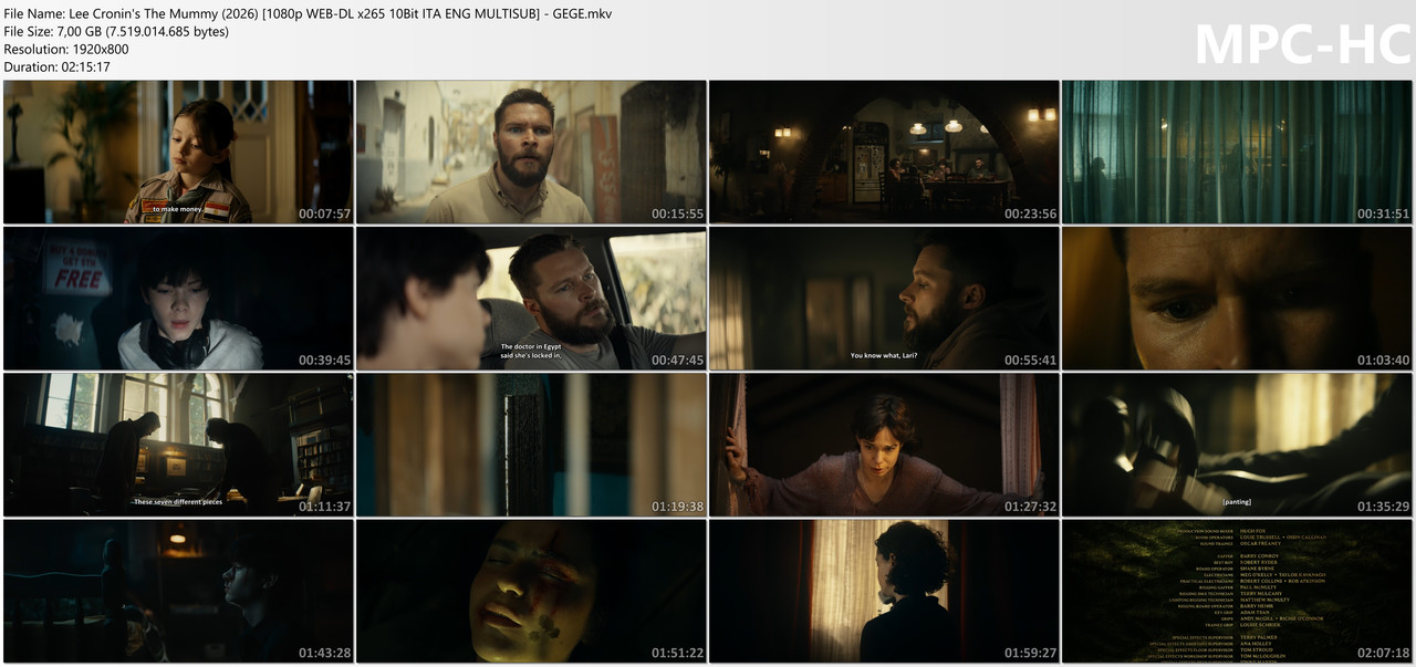 Lee Cronin s The Mummy (2026) 1080p WEB DL x265 10Bit ITA ENG MULTISUB GEGE mkv thumbs