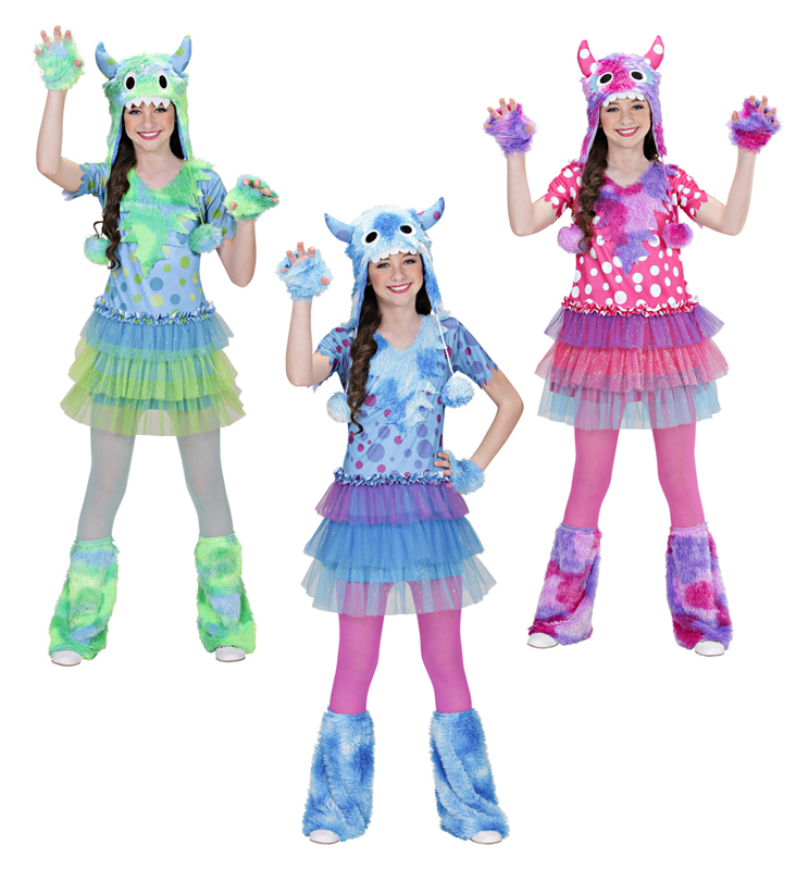 Monster girl costume 3 7 years PARTY LOOK