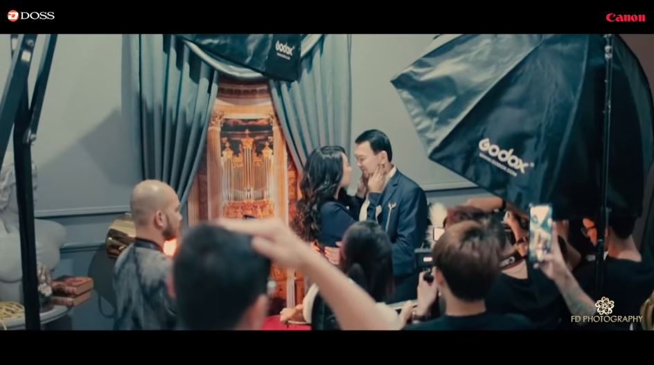 Sesi pemotretan Ahok dan Puput (Youtube FD Photography)