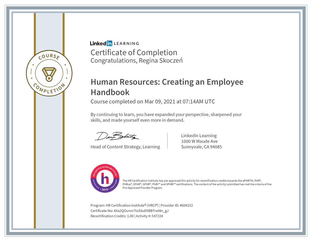 Human Resources Creating an Employee Handbook