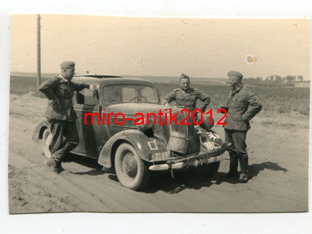 Foto, 122. ID, Greif-Division, Kübelwagen, Vorma