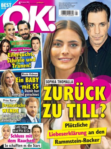 Cover: Ok! Frauenzeitschrift No 04 vom 18  Januar 2023