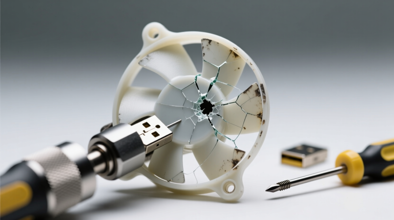 Ремонт лопастей USB-вентилятора