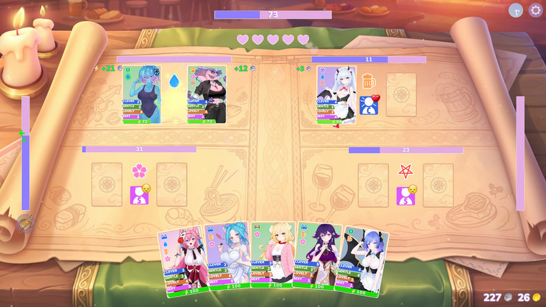 download Shuffle Waifu Cafe mobile game 