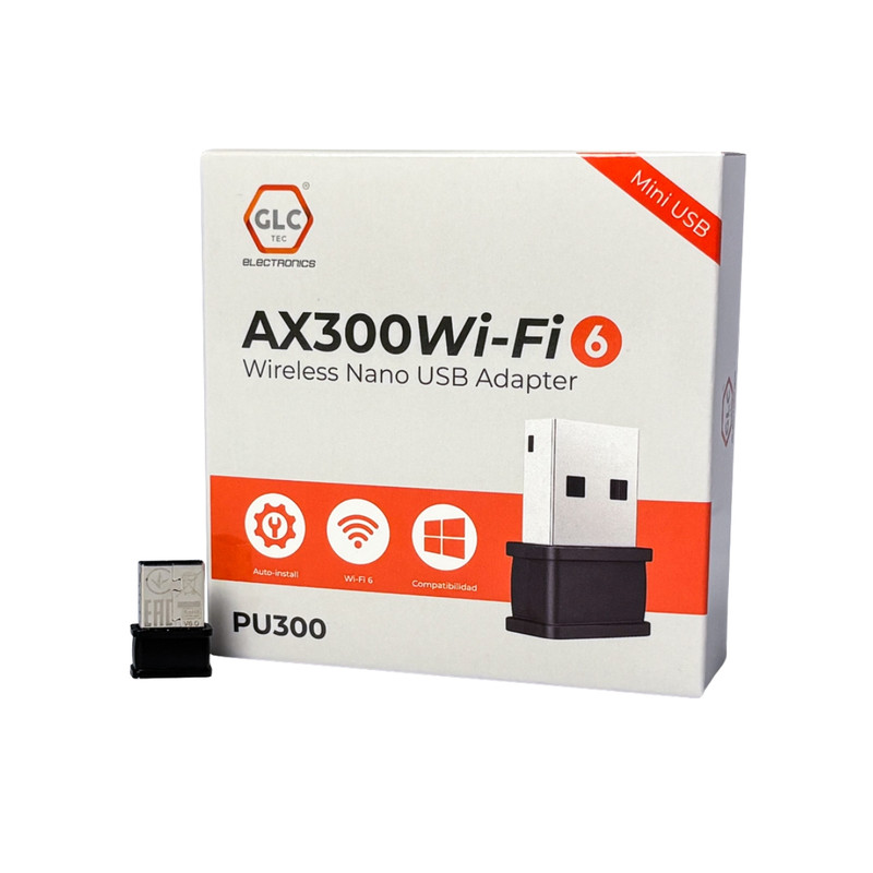 Adaptador GLC Wifi6 PU300 AX300 Nano Usb