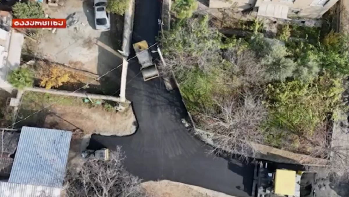 კახეთში საგზაო ინფრასტრუქტურის მშენებლობა-რეაბილიტაცია აქტიურად მიმდინარეობს