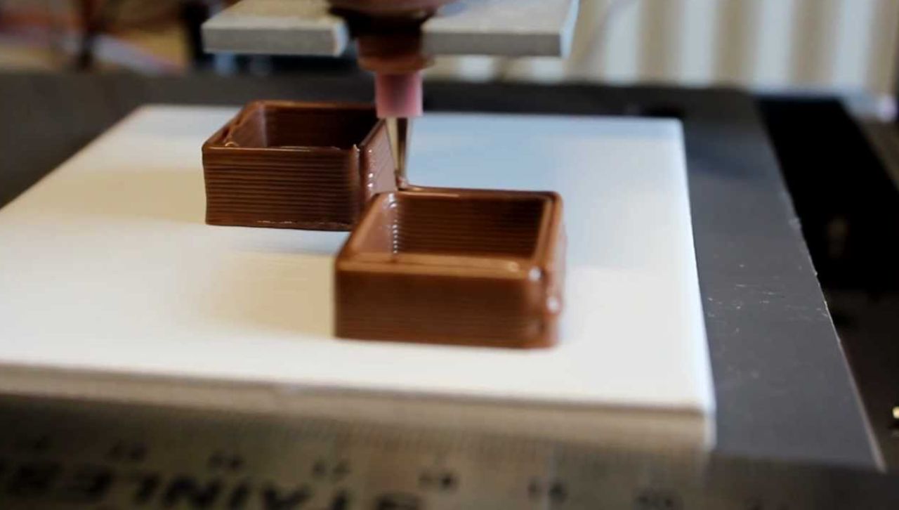 stampa 3d cioccolato magro