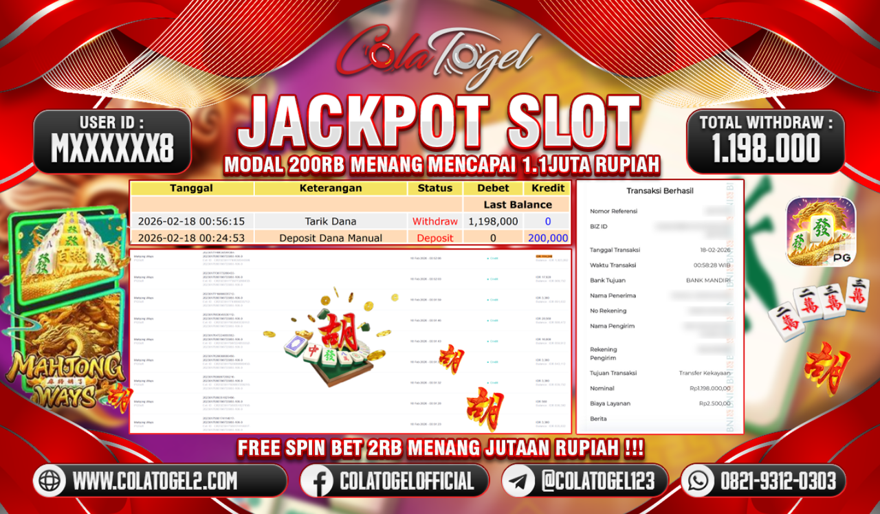 JACKPOT SLOT GACORR!!