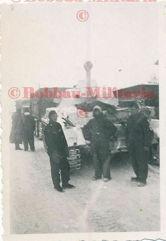 Russland Panzerkampfwagen IV Langrohr kc-holder tank weiße Winter-Tarnung