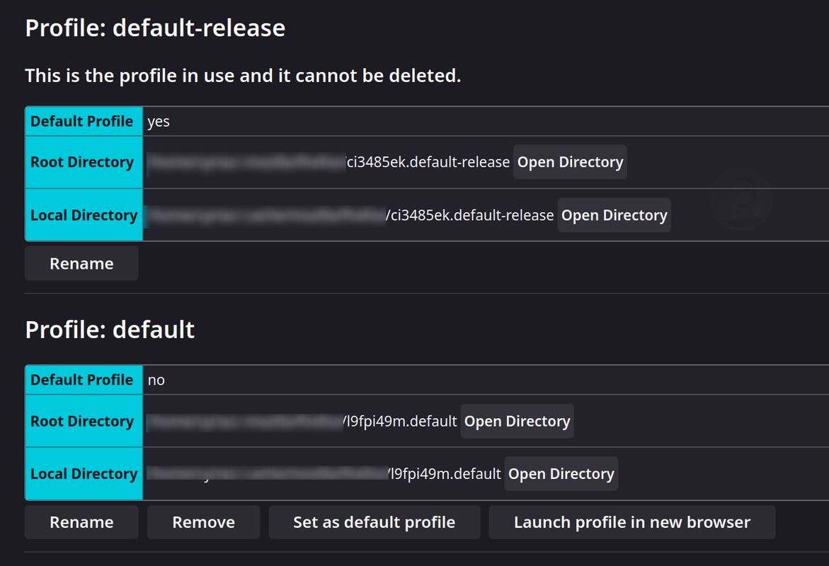 Exemple de profile Firefox