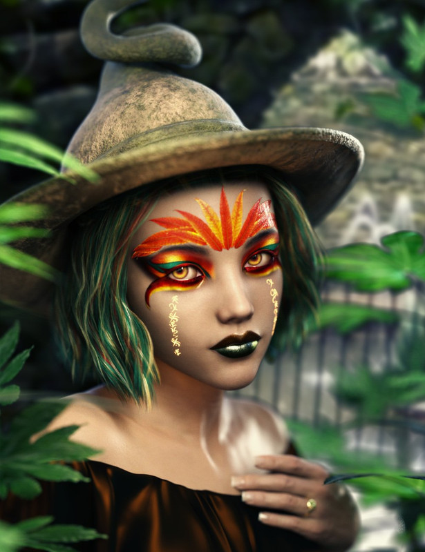 Arcane Enchantress Geoshell Makeups for Genesis 3 and 8 Female