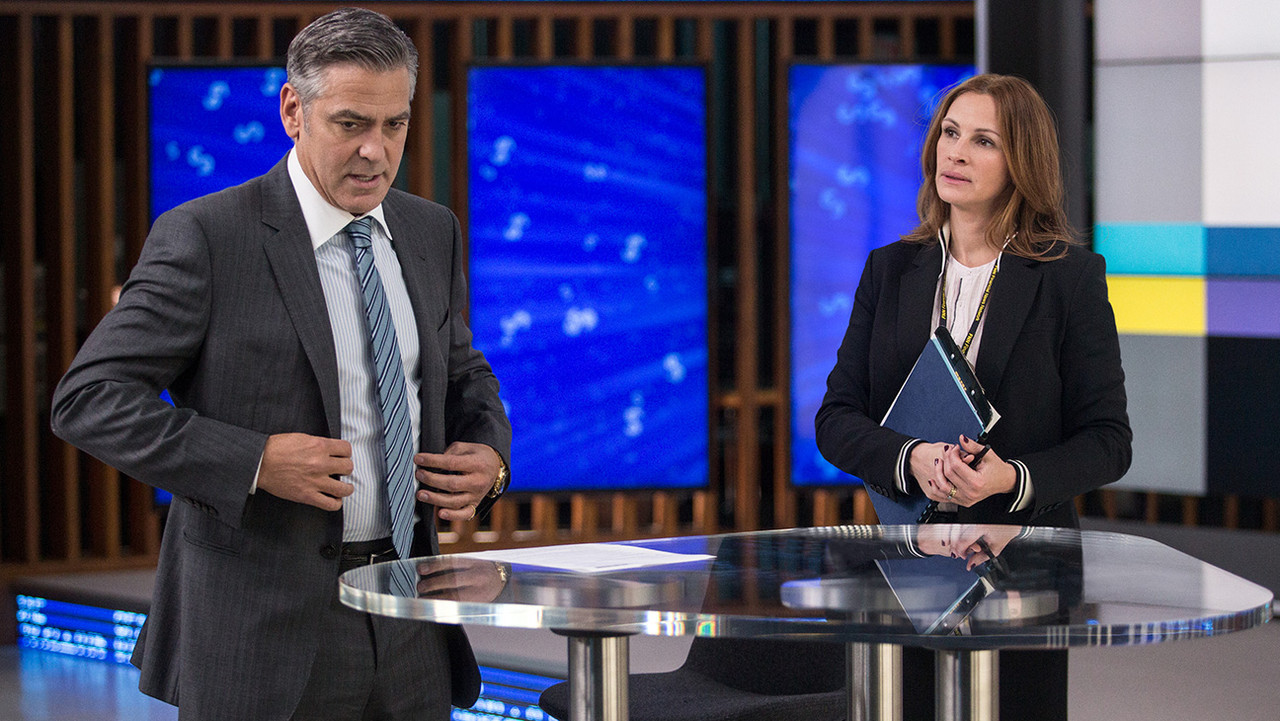 George Clooney dan Julia Roberts dalam Money Monster (2016)