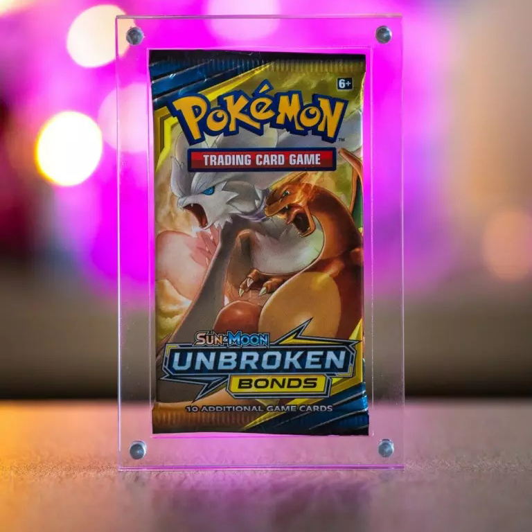POKEMON Trading card game carte Pack Acrylique Magnétique case showcase
