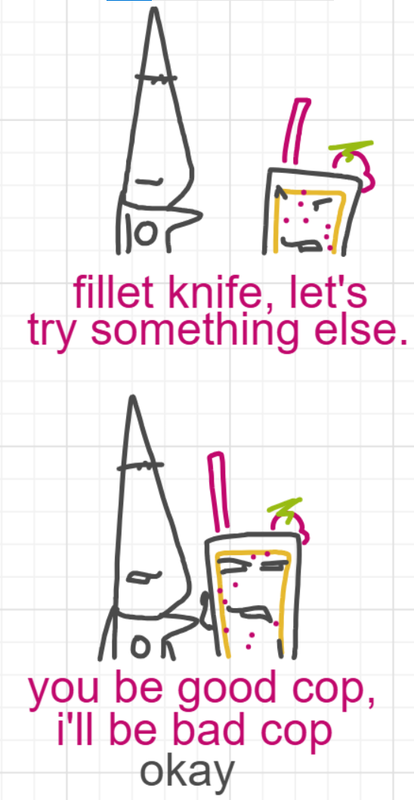 A panel from A Murder On The, episode six of the Board Boards object show by Furretwalk/WalkingFurret.