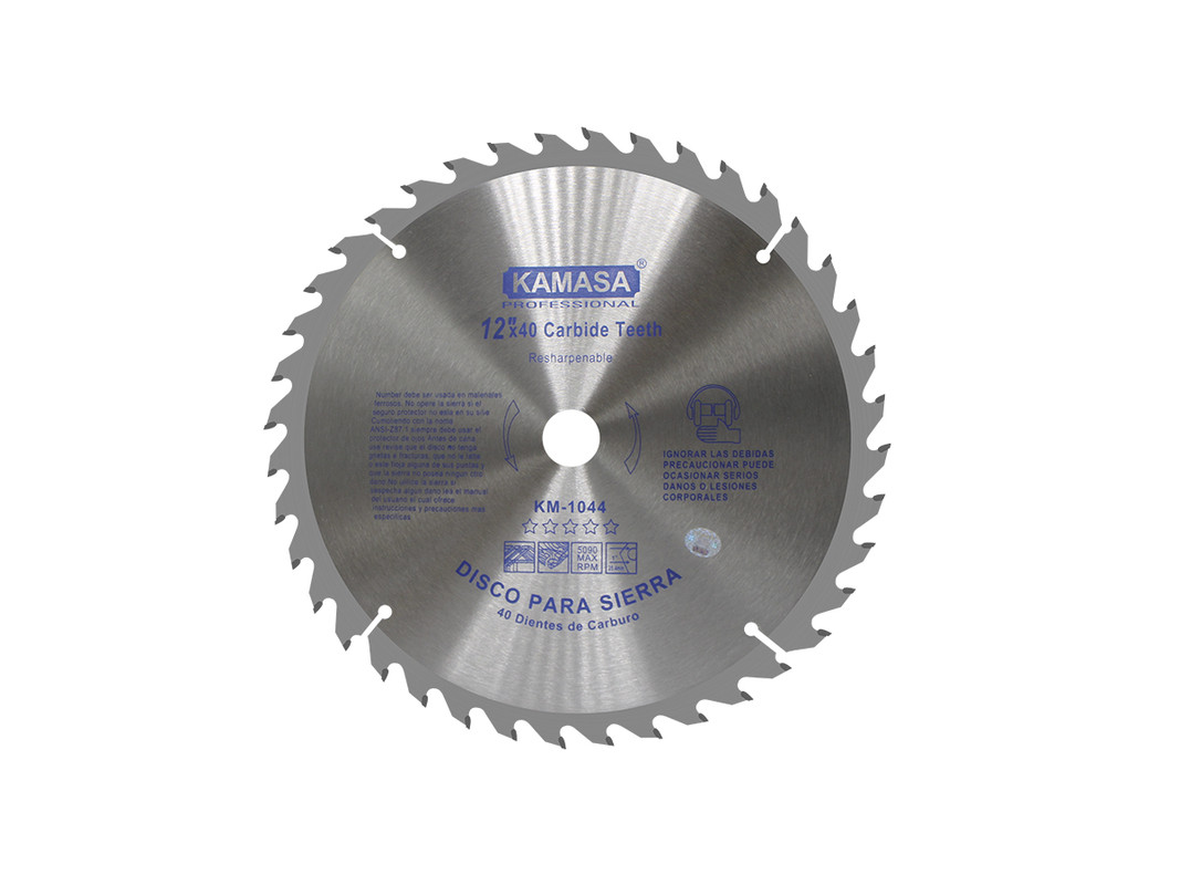 DISCO PARA SIERRA 12"X40TX1" KAMASA