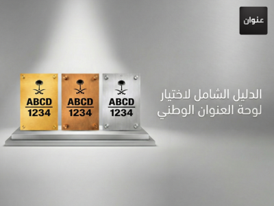 لوحة العنوان الوطني