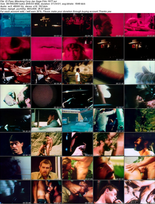 El Paso Wrecking Corp Joe Gage Film 1977