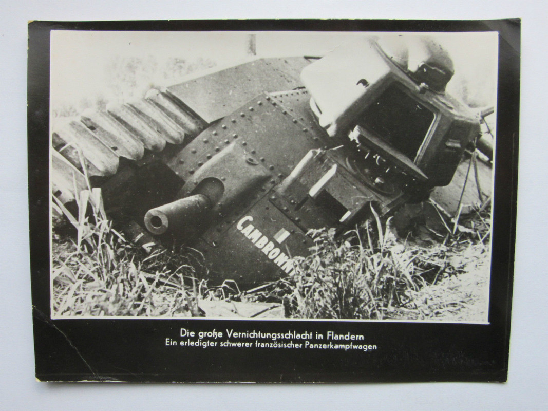 FRANZÖSISCHER PANZER MALING CAMBRONNE ZERSTÖRT