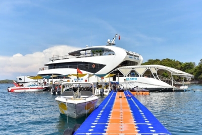 越南｜富國島出海一日遊︱鸚鵡螺號遊輪跳島之旅、立槳SUP衝浪、浮潛