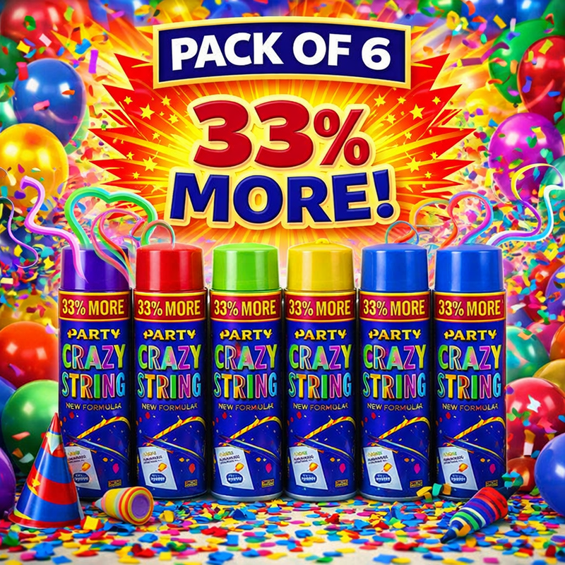 Party Crazy String Spray Cans