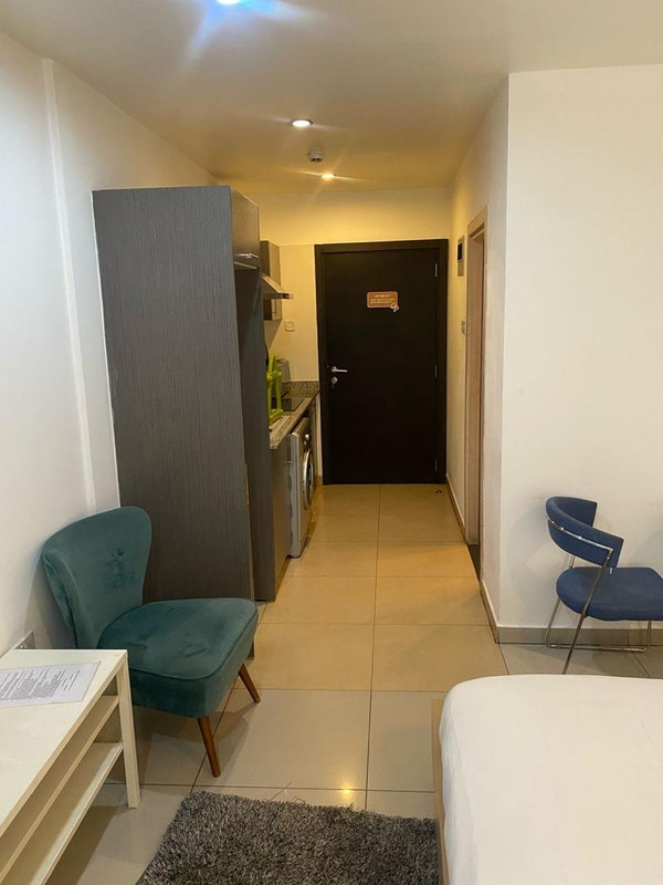 The Gallery studio apartment exterior and building facade Accra Ghana