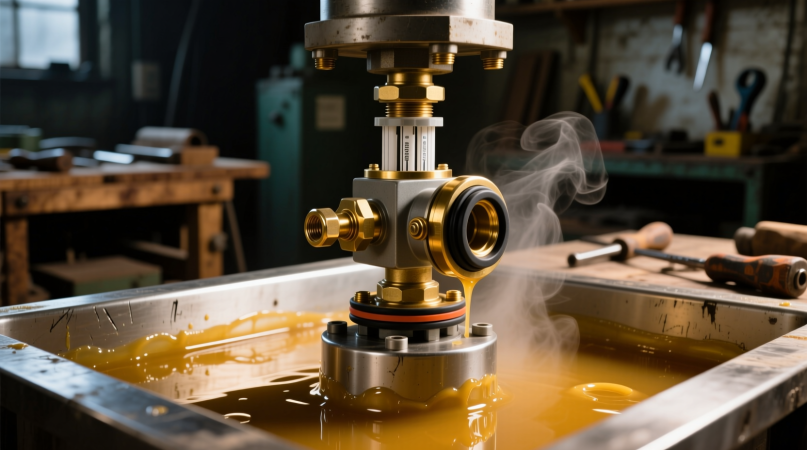 Замена термостата в парафиновой ванне