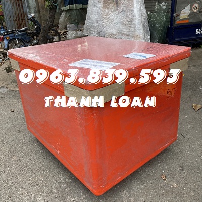 Thùng đá 1200lit trữ hải sản, thùng giữ lạnh 1200L hiệu hoa sen / 0963.839.593 Ms.Loan Thung-da-hoa-sen-800lit-nap-roi-co-chan-1