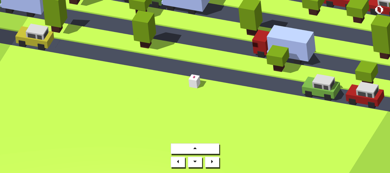 Crossy Road canvas game demonstration