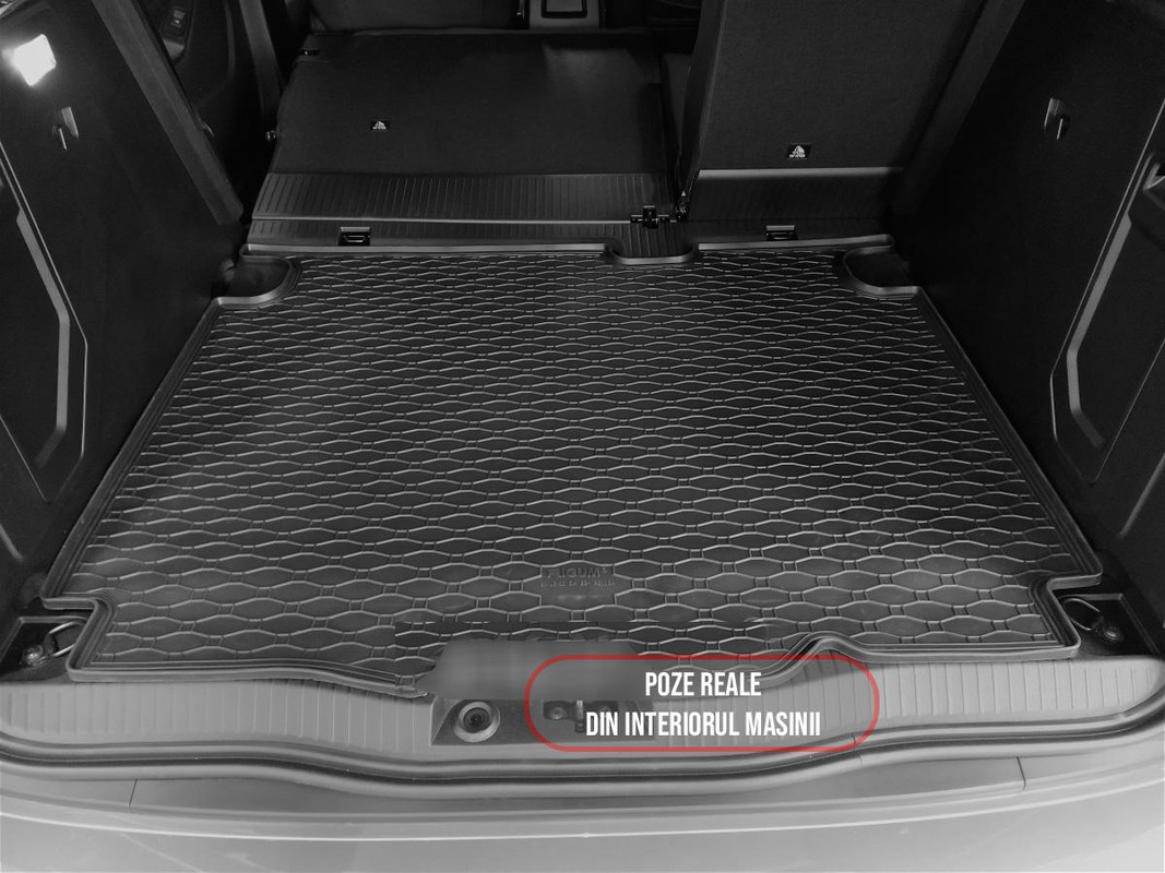 Tavita auto MERCEDES Citan 5 locuri 2022-prezent, protectie portbagaj, Cri-Flo, din cauciuc 100%, compatibil cu autoturismul MERCEDES Citan 5